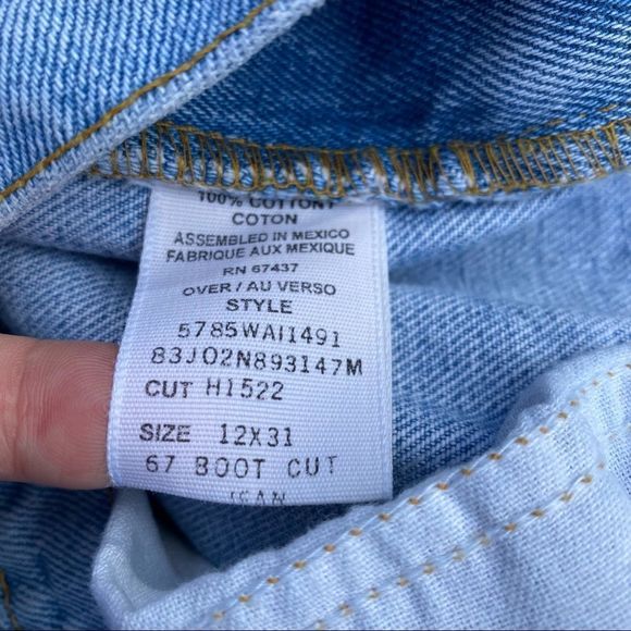 Vintage Polo Ralph Lauren high waisted light wash jeans 34 - Picture 9 of 9